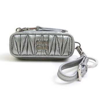 Miumiu Charm Lip Case Silver