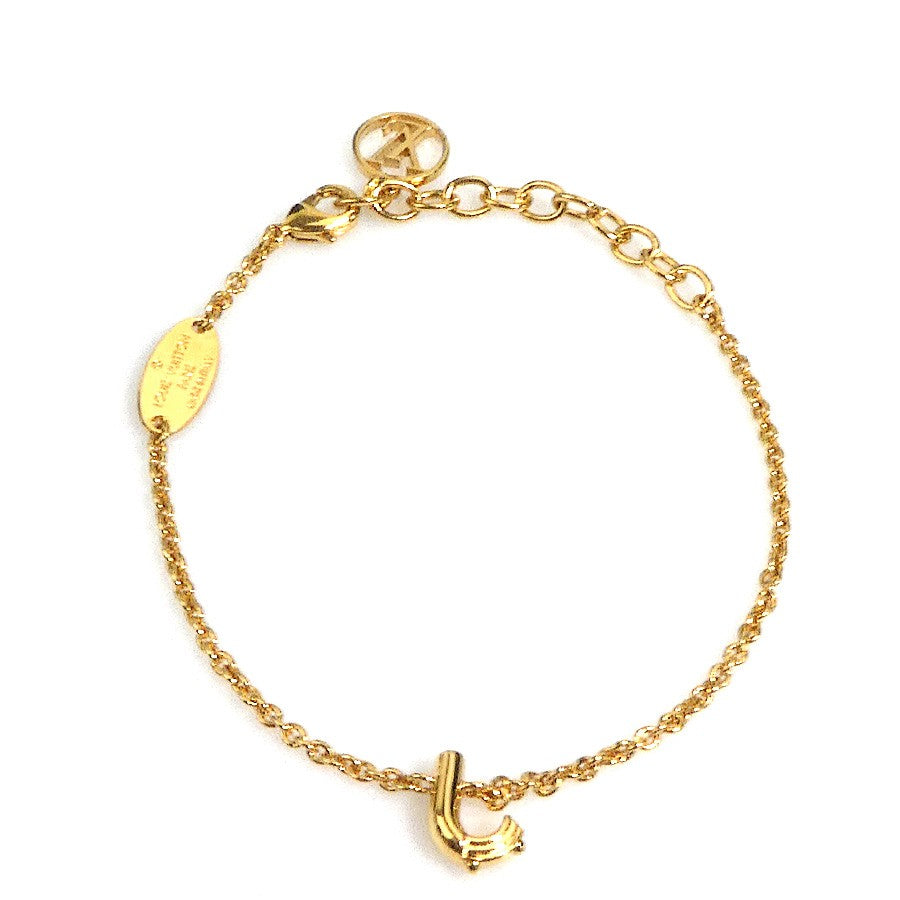 Louis Vuitton Lv&Me J Bracelet Gold