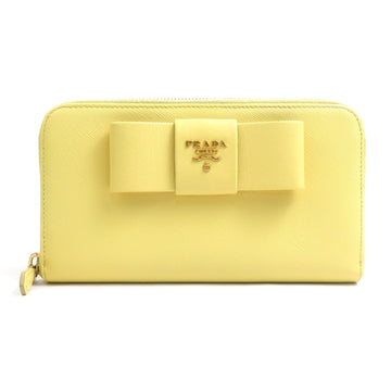 Prada Ribbon Zip Around Long Wallet