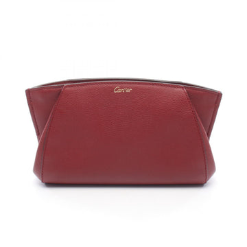 Cartier C De Business Clutch Bag Leather