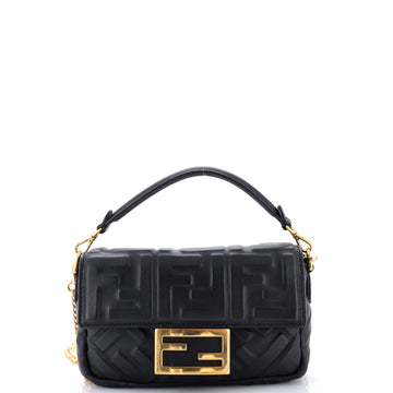 Fendi Baguette Nm Bag Zucca Embossed