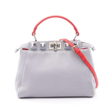 Fendi Mini Peekaboo Studs Shoulder