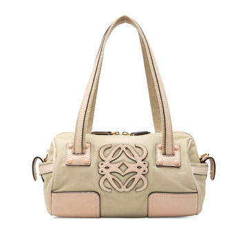 Loewe Mini Canvas Anagram Barrel Bag