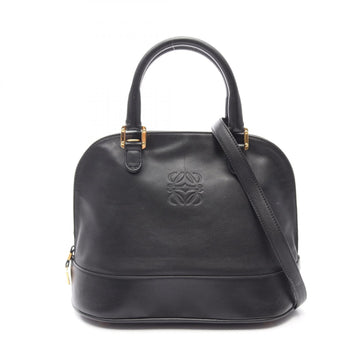 Loewe Anagram Shoulder Handbag Leather