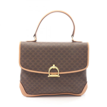 Celine Macadam Handbag Pvc Coated Canvas