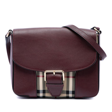 Burberry Small Haymarket Check Nylon And