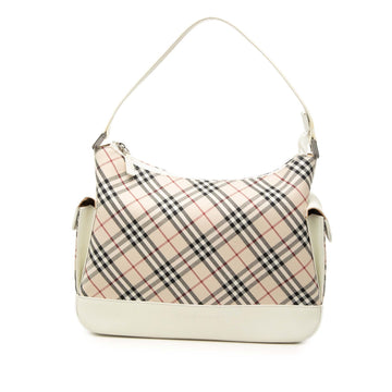 Burberry Nova Check Canvas Shoulder Bag