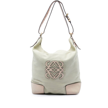 Loewe Canvas Anagram Shoulder Bag Pre-