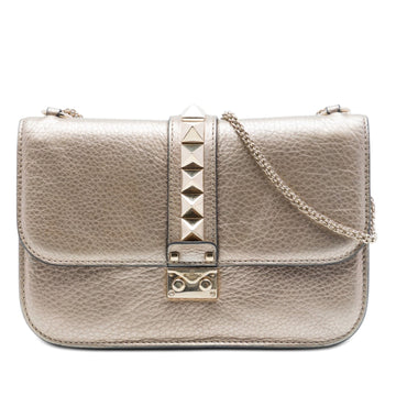 Valentino Medium Metallic Leather