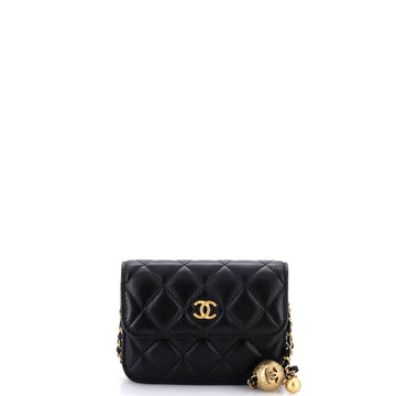 Chanel Pearl Crush Flap Clutch With