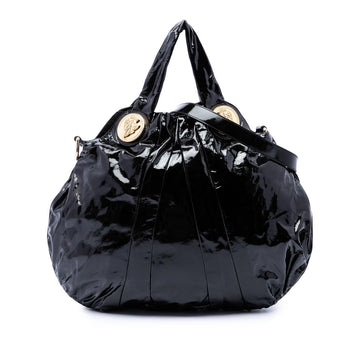 Gucci Large Patent Hysteria Satchel Pre-