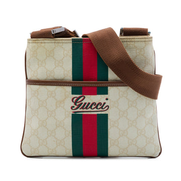 Gucci Gg Supreme Web Crossbody Pre-Loved