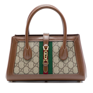 Gucci Small Gg Supreme Web Jackie Tote