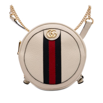 Gucci Mini Leather Round Ophidia