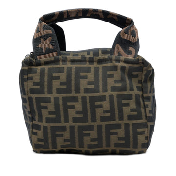 Fendi Mini Zucca Canvas Handbag Pre-
