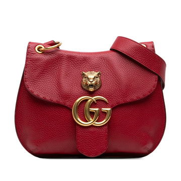 Gucci Gg Marmont Calfskin Animalier