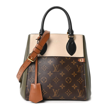 Louis Vuitton Calfskin Fold Tote Black