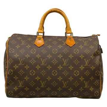 Louis Vuitton Speedy 35 Handbag Canvas