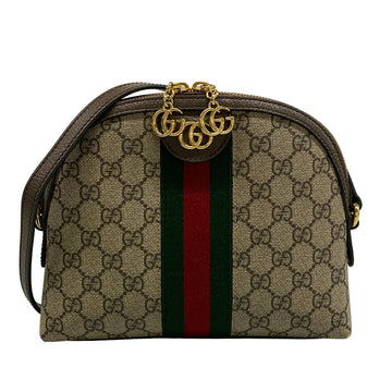 Gucci Ophidia Beige Dark Brown Pvc