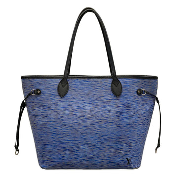 Louis Vuitton Neverfull Mm Blue Epi Tote