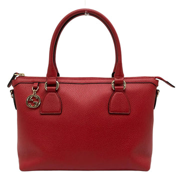 Gucci Red Leather Handbag