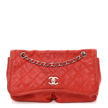 Chanel Calfskin Quilted Medium Natural