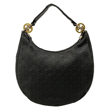 Gucci Gg Twins Shimaline Black Leather
