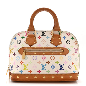 Louis Vuitton Multicolor Alma White