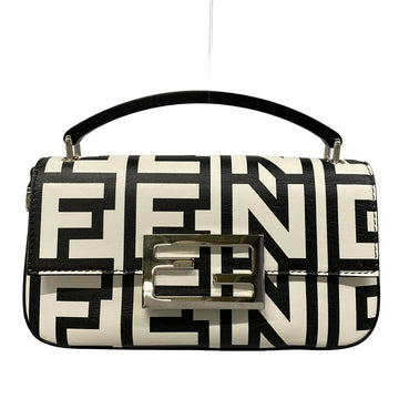 Fendi Baguette Phone Pouch Black White