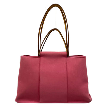 Hermes Cabag Elan Pm Pink Brown Toile