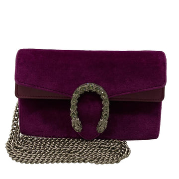 Gucci Dionysus Purple Velour Leather