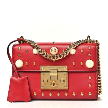 Gucci Calfskin Studded Small Padlock
