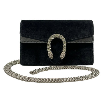 Gucci Dionysus Black Velour Leather