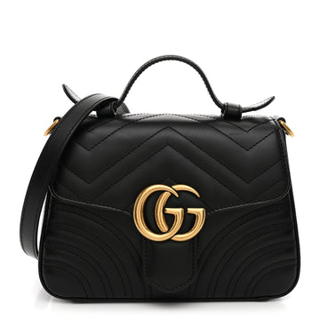 Gucci Calfskin Matelasse Mini Gg Marmont
