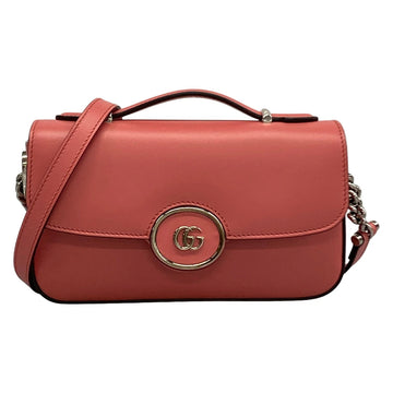 Gucci Petit Gg/Gg Marmont Red Leather