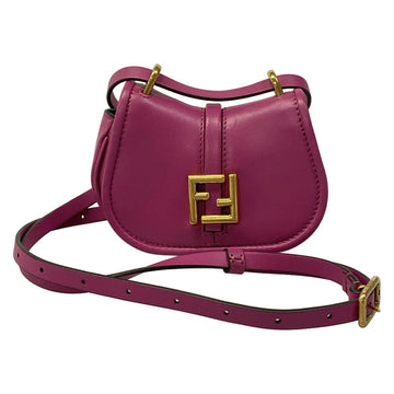 Fendi C'Mon Nano Purple Leather Shoulder
