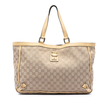 Gucci Gg Canvas Abbey D Ring Tote Pre-