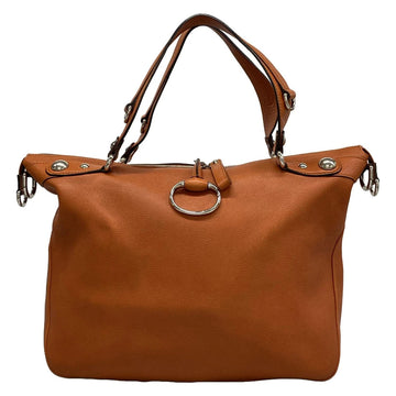 Gucci Orange Leather Handbag