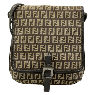 Fendi Zucchino Dark Brown Khaki Jacquard