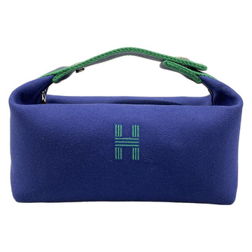 Hermes Bride A Brac Pm Blue Green Canvas