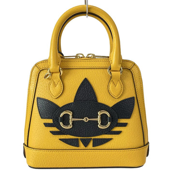 Gucci ×Adidas Yellow Black Leather