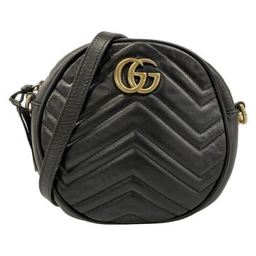 Gucci Gg Marmont Round Mini Shoulder Bag
