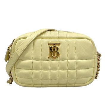 Burberry Lola Camera Bag Cream Leather
