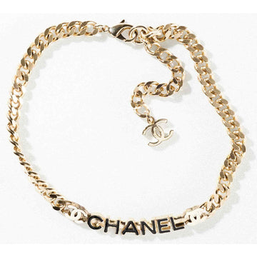 Chanel 22S Gold Chain Link Black White