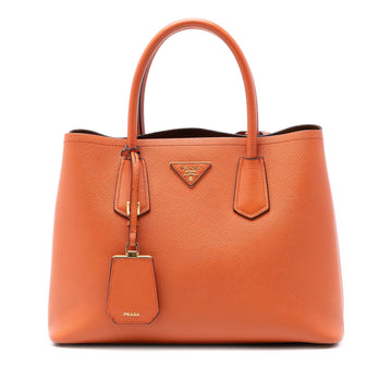 Prada Medium Saffiano Cuir Double Handle