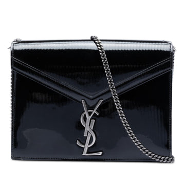 Saint Laurent Patent Cassandra Clasp Bag