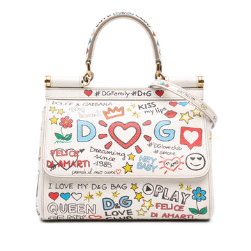 Dolce & Gabbana Small Dauphine Graffiti