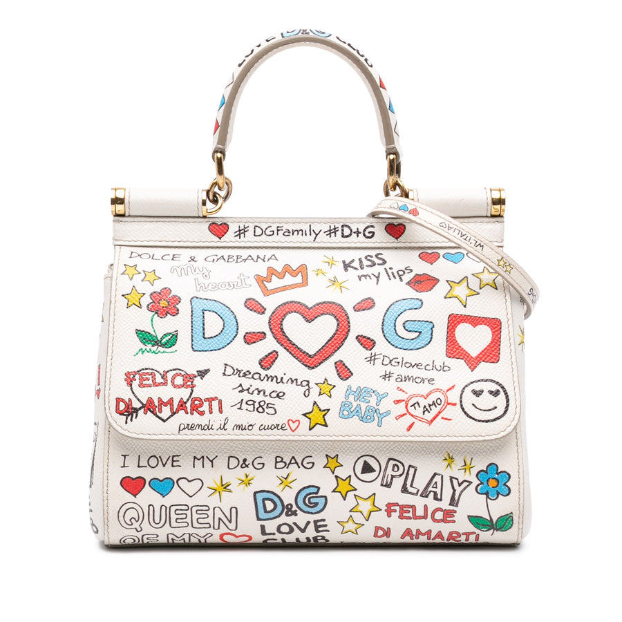 Dolce & Gabbana Small Dauphine Graffiti