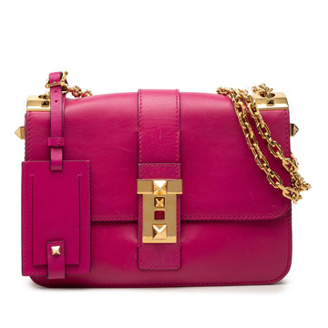 Valentino Leather B Rockstud Flap