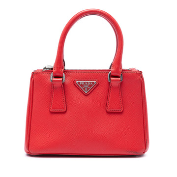 Prada Mini Saffiano Lux Galleria Double